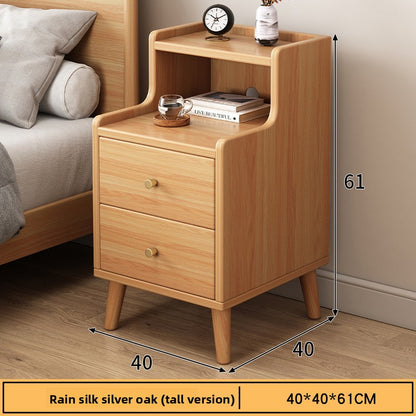 Modern Minimalist Bedside Table with Storage