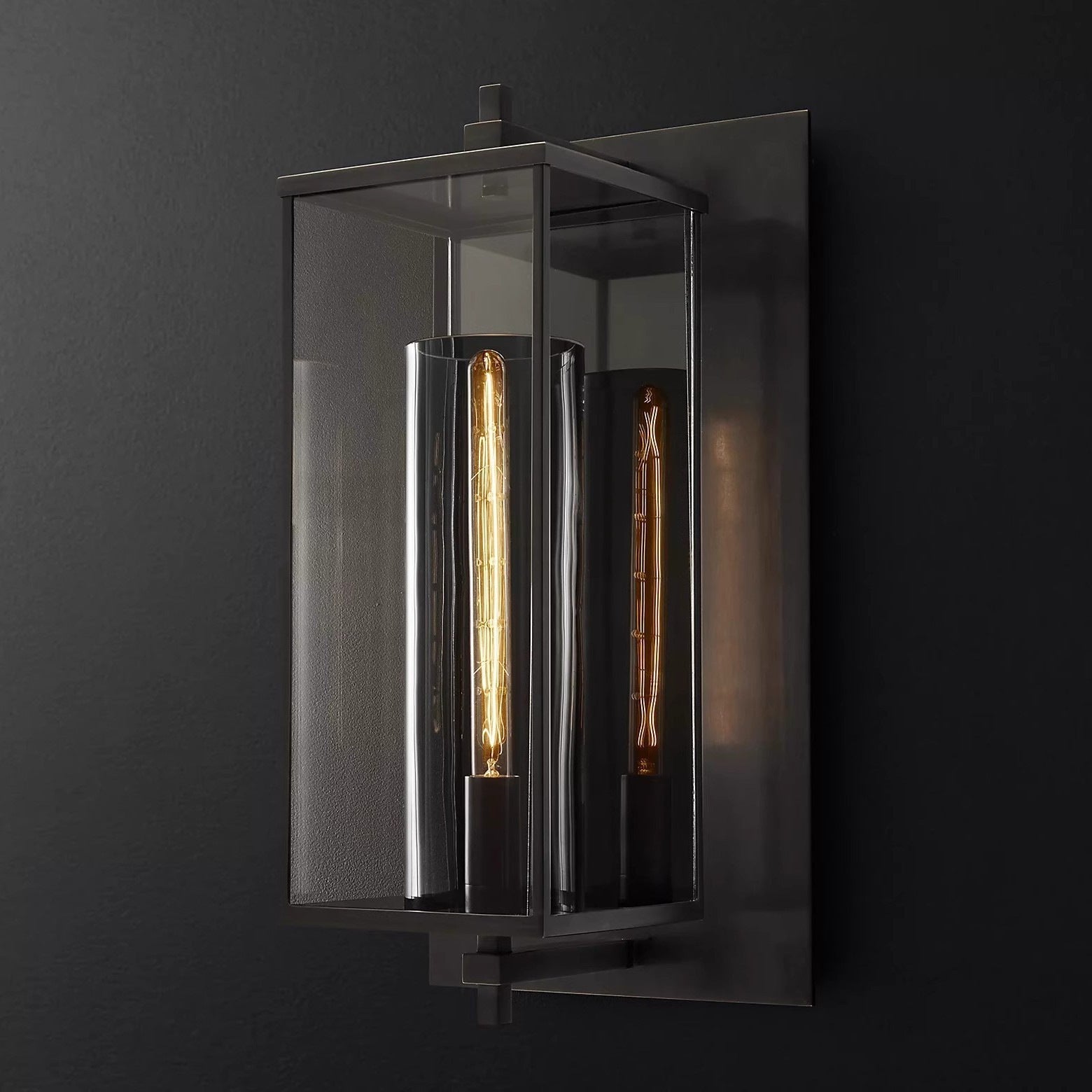 Modern Minimalist Crystal Glass Wall Lamp
