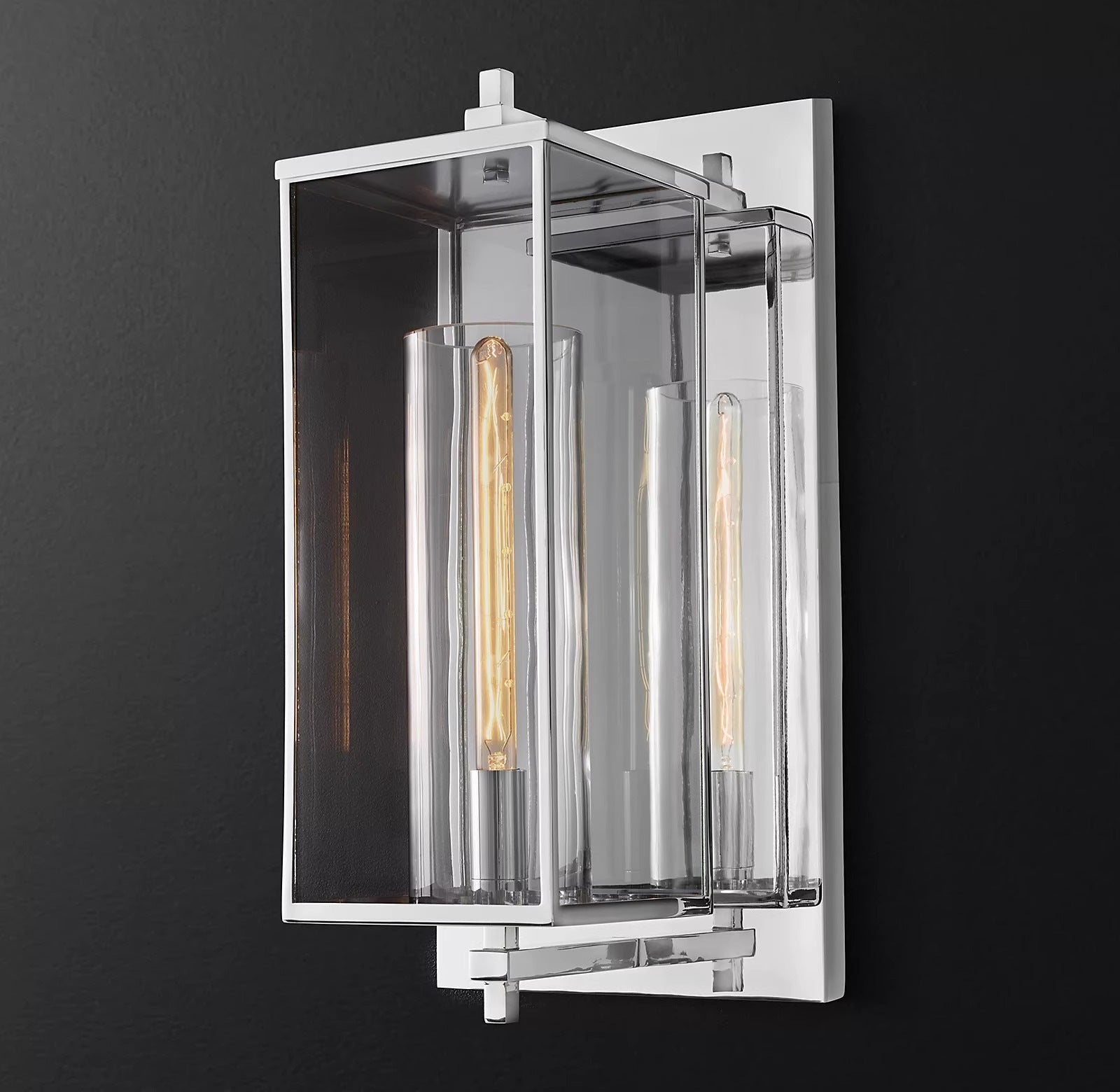 Modern Minimalist Crystal Glass Wall Lamp
