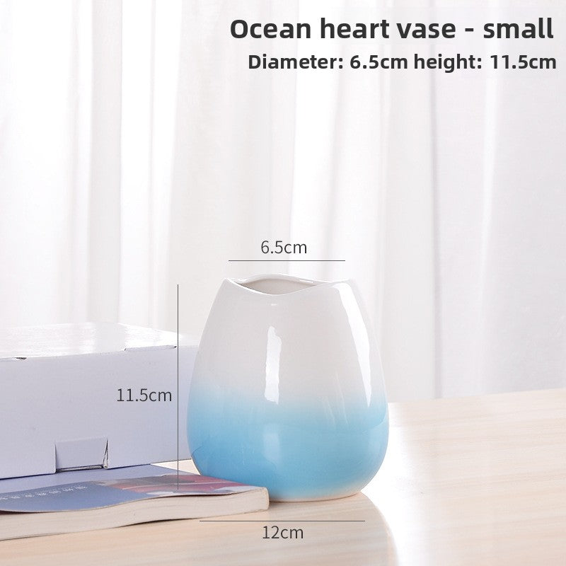 Modern Minimalist European Glass Vase