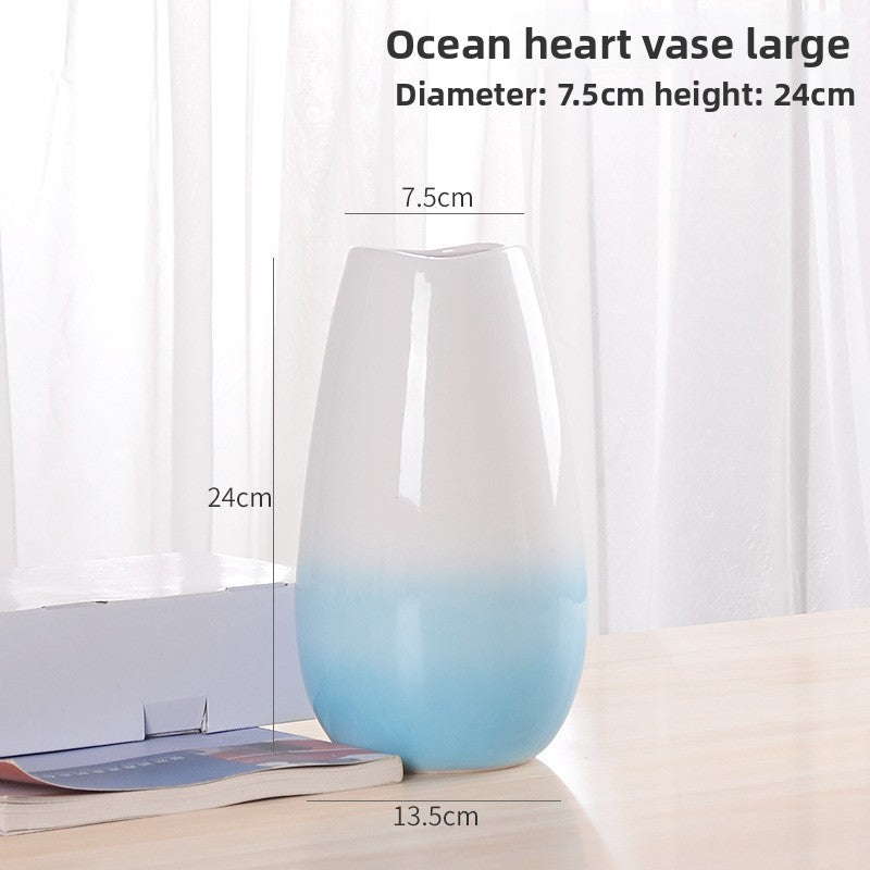 Modern Minimalist European Glass Vase