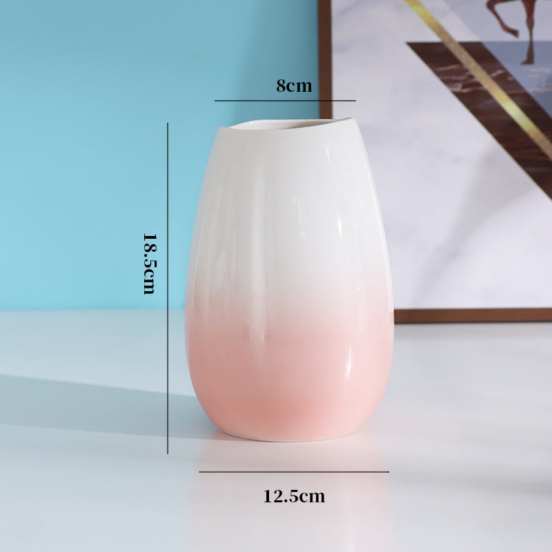 Modern Minimalist European Glass Vase
