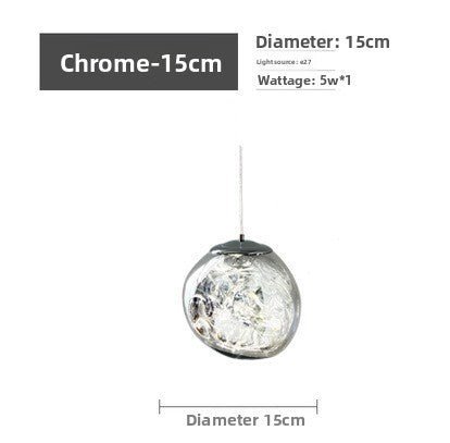 Modern Minimalist Glass Chandelier