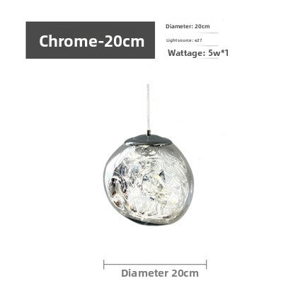 Modern Minimalist Glass Chandelier
