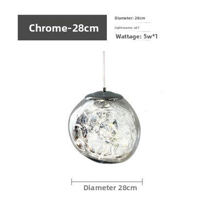 Modern Minimalist Glass Chandelier
