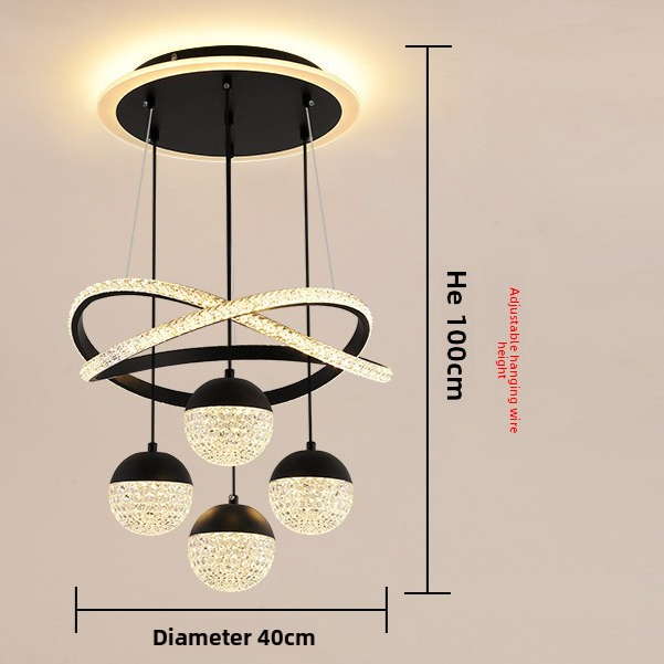 Modern Minimalist LED Chandelier for Dining Room