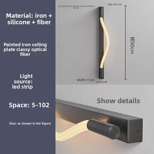 Modern Minimalist Living Room Light Luxury Silicone Note Wall Lamp Nordic Simple Creative Art Bedroom Bedside