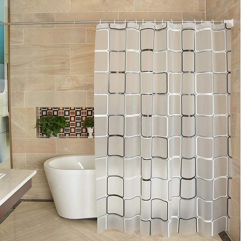 Modern Minimalist PEVA Shower Curtain