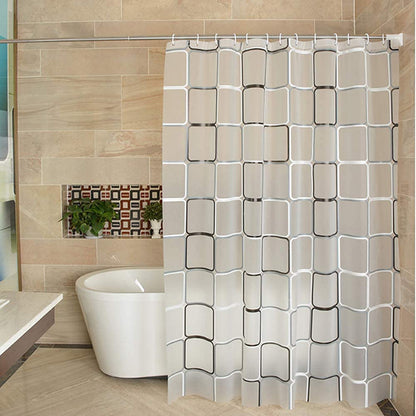 Modern Minimalist PEVA Shower Curtain