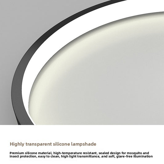 Modern Minimalist Ring Chandelier with Remote Control