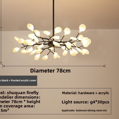 Modern Multi-Head LED Chandelier