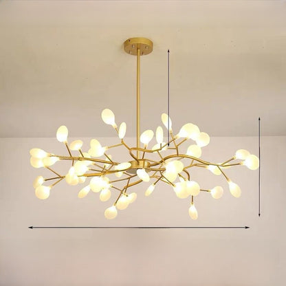 Modern Multi-Head LED Chandelier