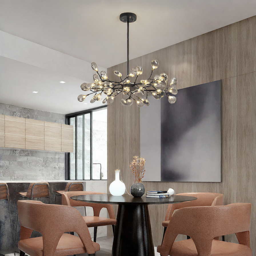 Modern Multi-Head LED Chandelier
