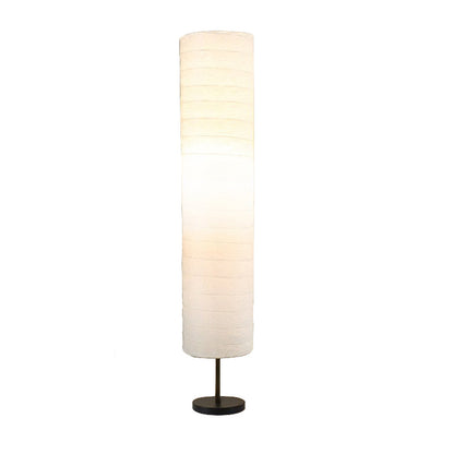 Modern Nordic Paper Floor Lamp with Three-Color LED Light