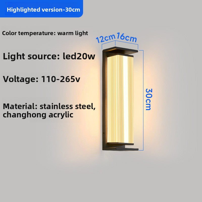 Modern Outdoor Wall Light
