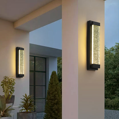 Modern Outdoor Waterproof Crystal Wall Lamp
