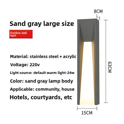 Modern Outdoor Waterproof Wall Light