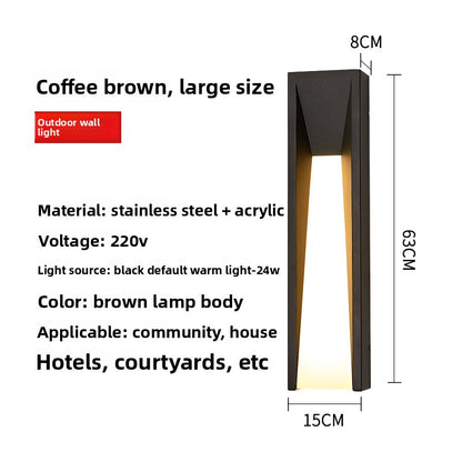 Modern Outdoor Waterproof Wall Light