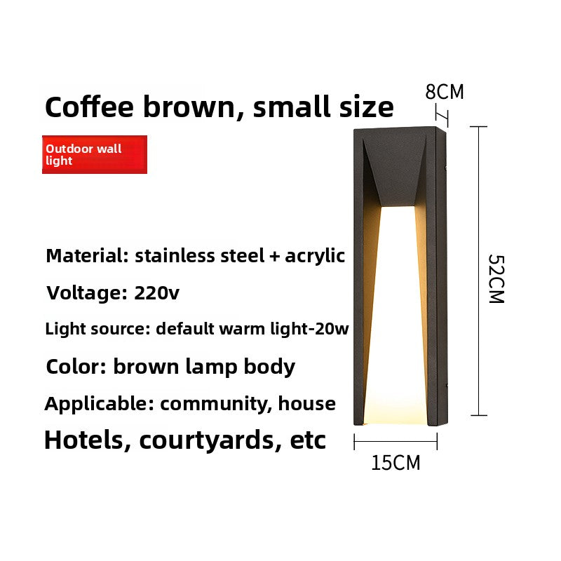 Modern Outdoor Waterproof Wall Light