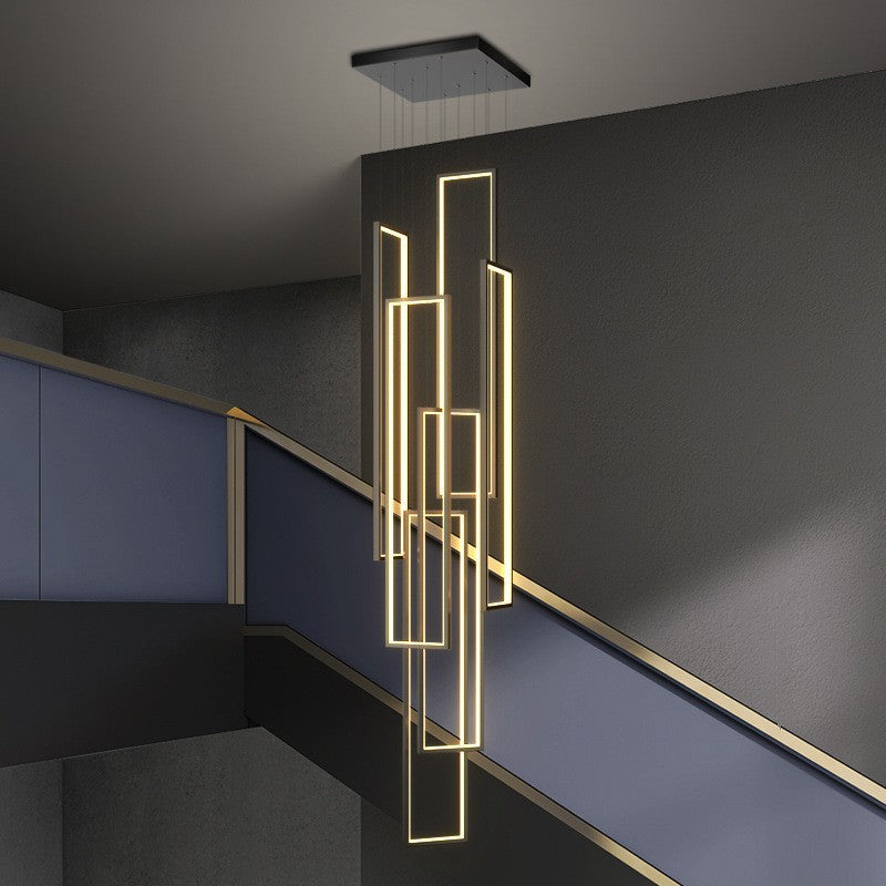 Modern Rectangular LED Chandelier