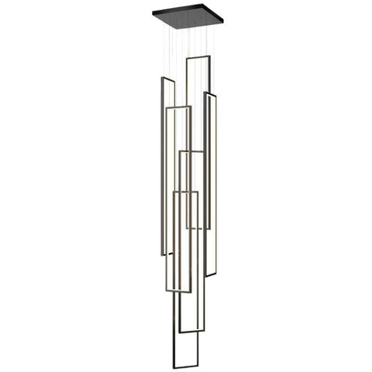 Modern Rectangular LED Chandelier