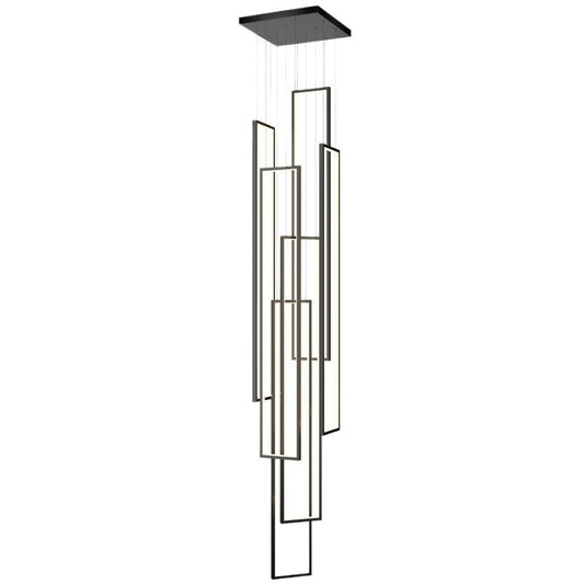 Modern Rectangular LED Chandelier
