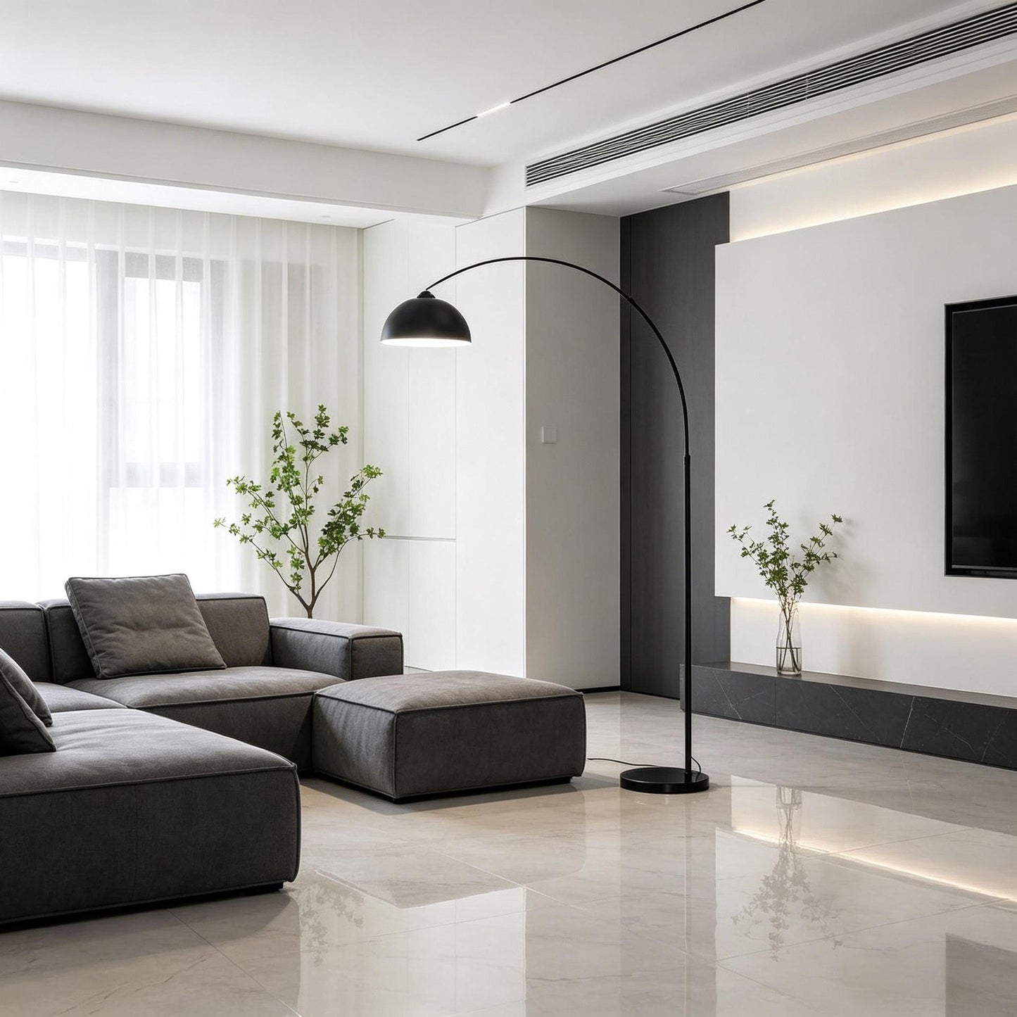 Modern Remote Control Floor Lamp