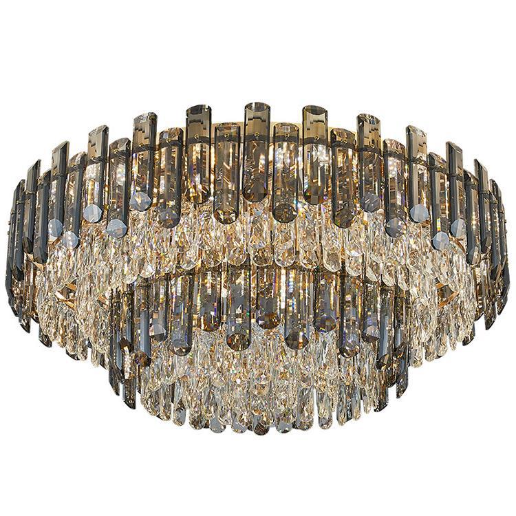 Modern Round Crystal Ceiling Lamp