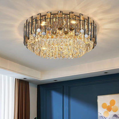 Modern Round Crystal Ceiling Lamp