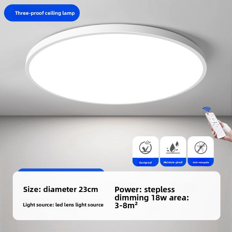 Modern Round LED Ceiling Light Wide Voltage