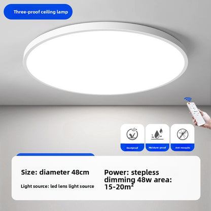 Modern Round LED Ceiling Light Wide Voltage
