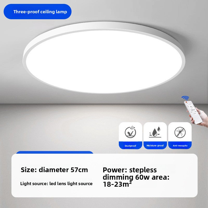 Modern Round LED Ceiling Light Wide Voltage