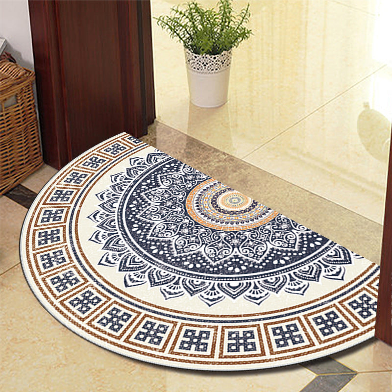 Modern Semi Circular Absorbent Floor Mat