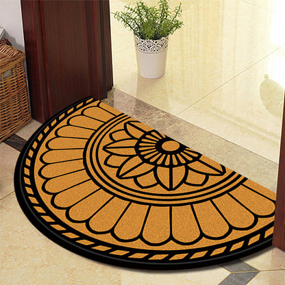 Modern Semi Circular Absorbent Floor Mat