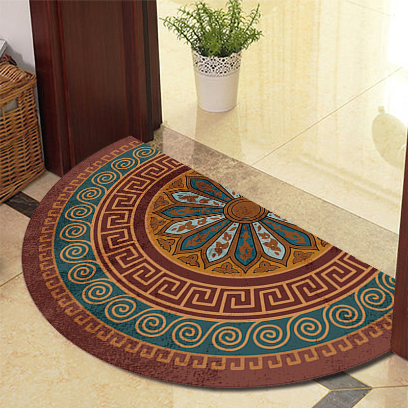 Modern Semi Circular Absorbent Floor Mat