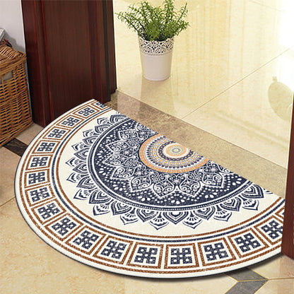 Modern Semi Circular Absorbent Floor Mat