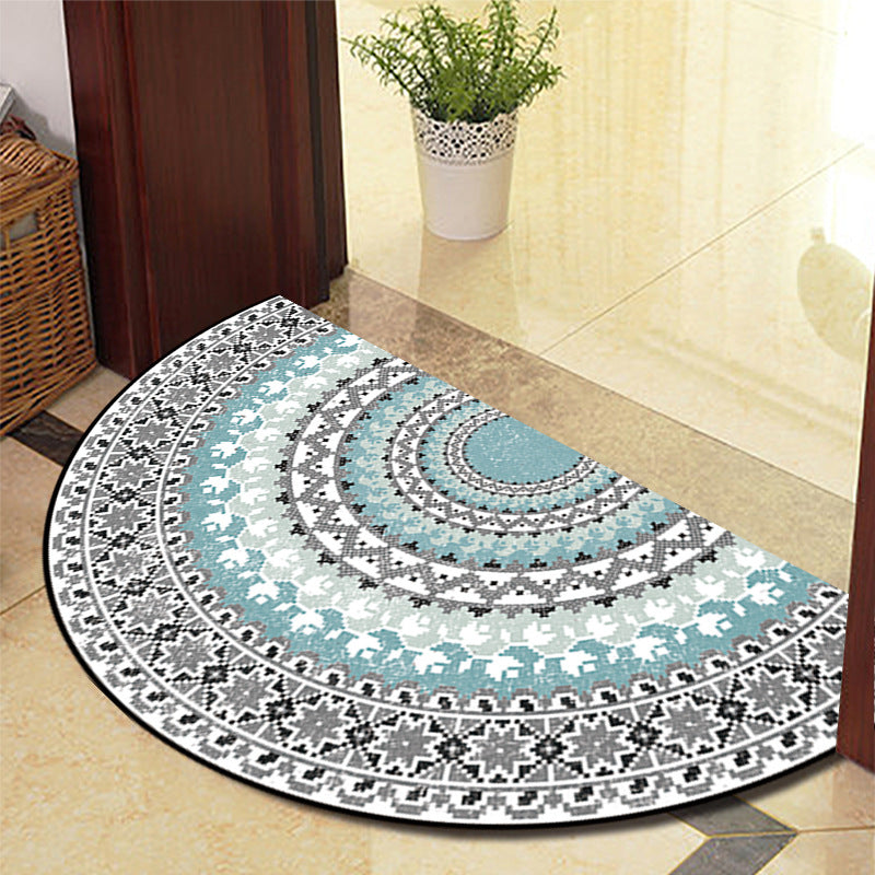 Modern Semi Circular Absorbent Floor Mat
