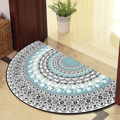 Modern Semi Circular Absorbent Floor Mat