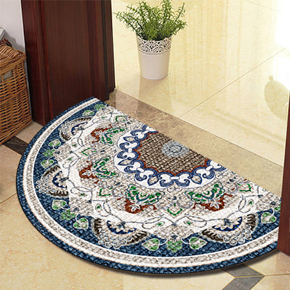 Modern Semi Circular Absorbent Floor Mat