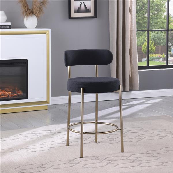 Modern Sherpa counter stools