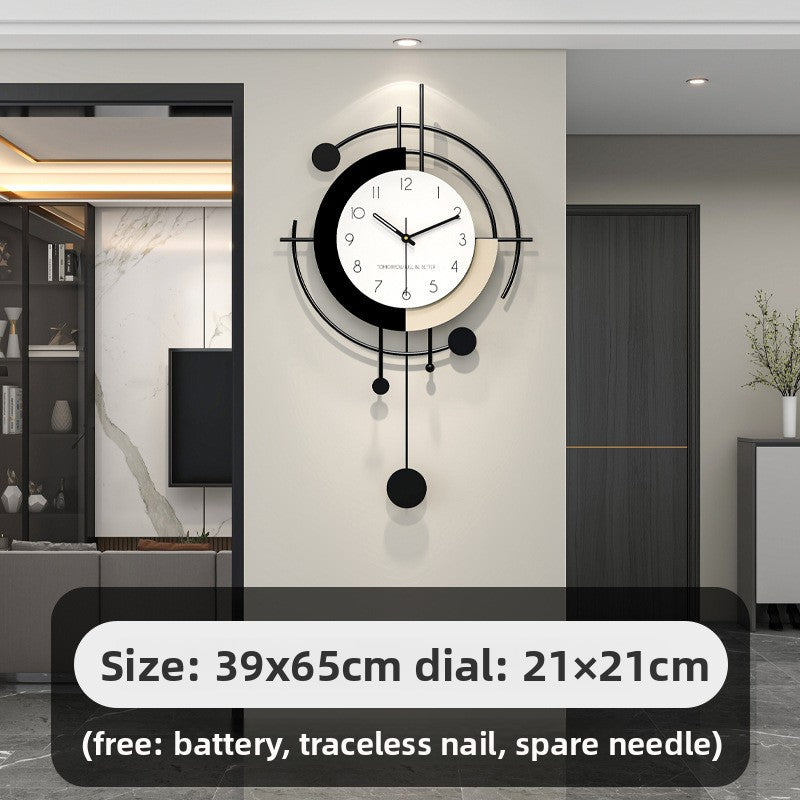 Modern Silent Wall Clock for Home Decor