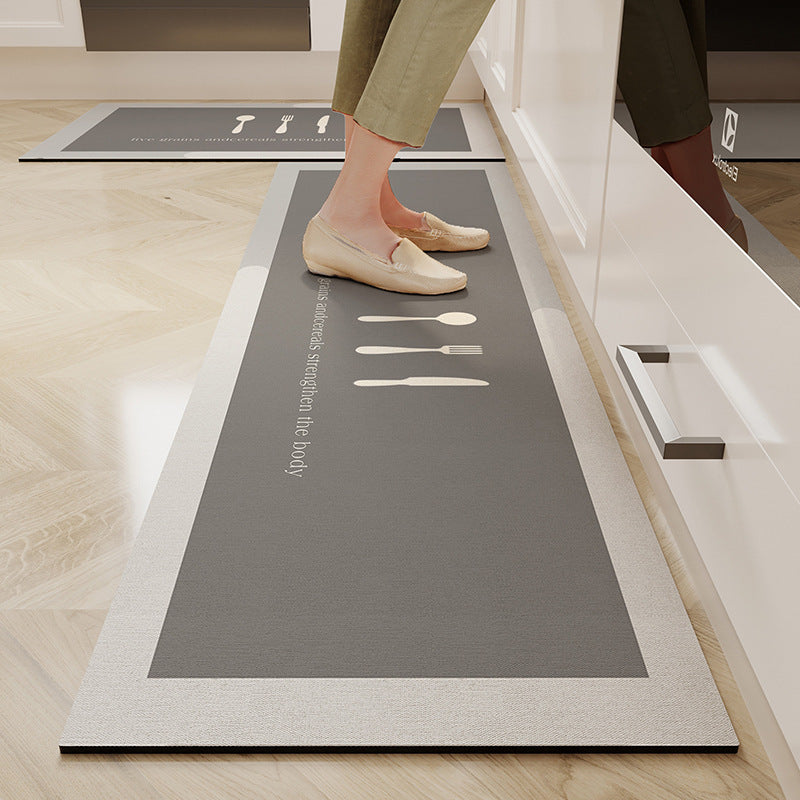 Modern, simple and anti-slip diatom mud floor mat