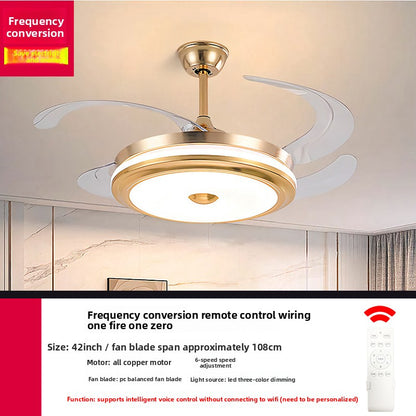 Modern Smart Ceiling Fan Light with Full Spectrum Lighting