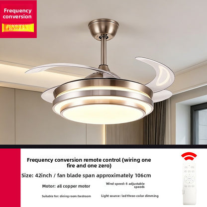 Modern Smart Ceiling Fan Light with Full Spectrum Lighting