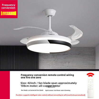 Modern Smart Ceiling Fan Light with Full Spectrum Lighting