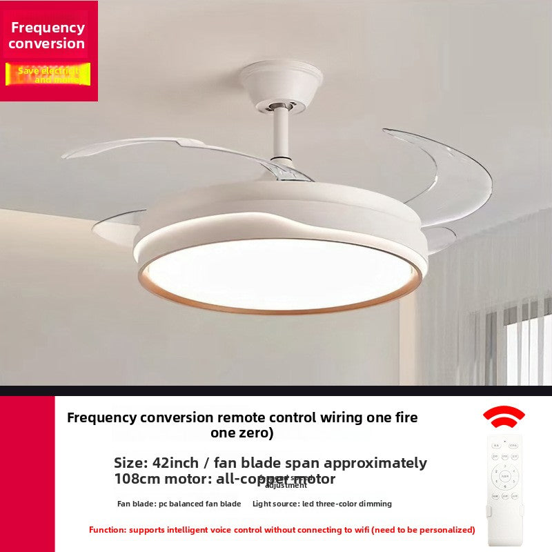Modern Smart Ceiling Fan Light with Full Spectrum Lighting