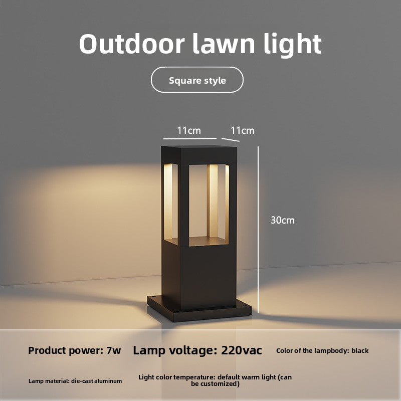 Modern Solar LED Lawn Light