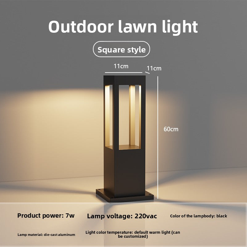 Modern Solar LED Lawn Light