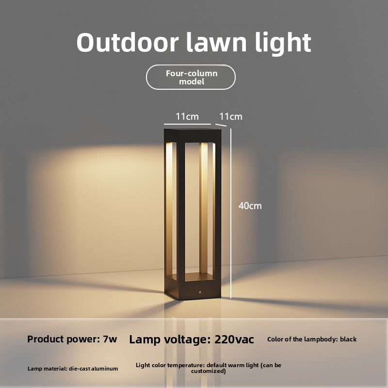 Modern Solar LED Lawn Light