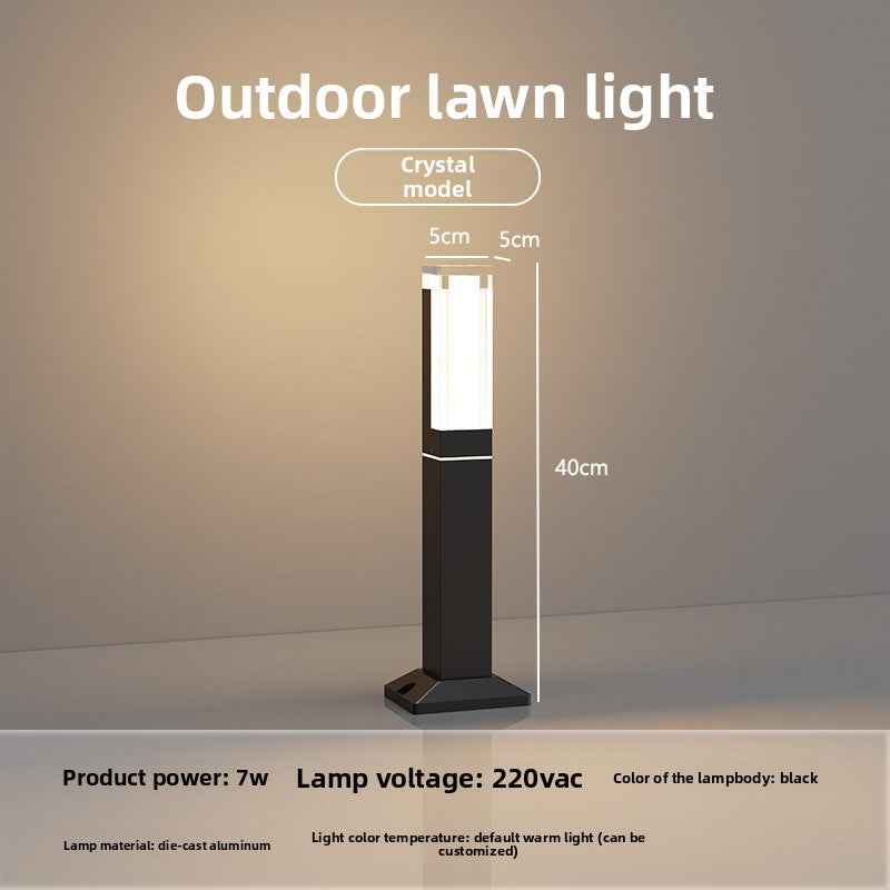 Modern Solar LED Lawn Light